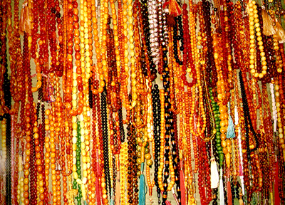 Amber beads